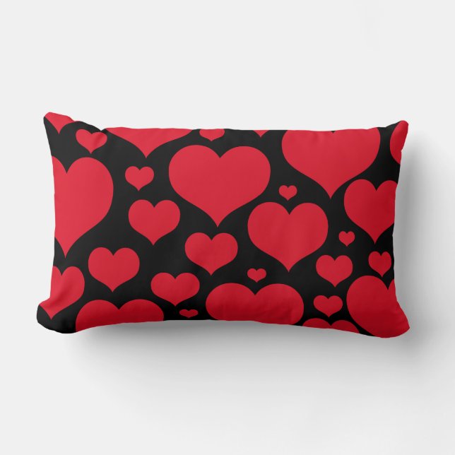 Valentine Hearts Dekorativ kudde (Framsida)