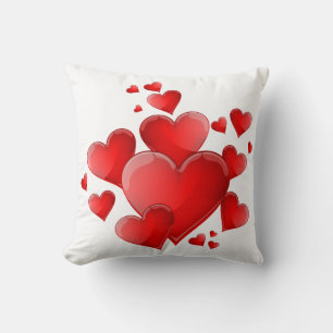 Valentine Hearts Dekorativ kudde