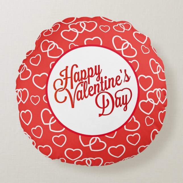 Valentine Hearts Dekorativ kudde (Framsidan)