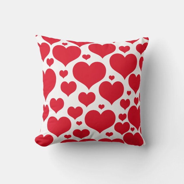 Valentine Hearts Dekorativ kudde (Framsida)