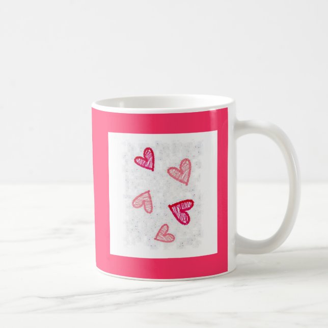 VALENTINE HEARTS-kaffe mugg (Höger)