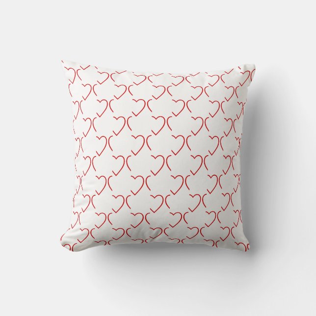 Valentine Hearts Kudd Kudde (Framsida)