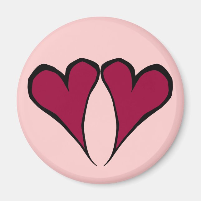 Valentine Hearts Magnet (Framsidan)