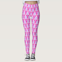 Valentine Hearts Mönster Leggings