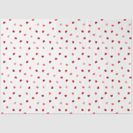 Valentine Hearts on White