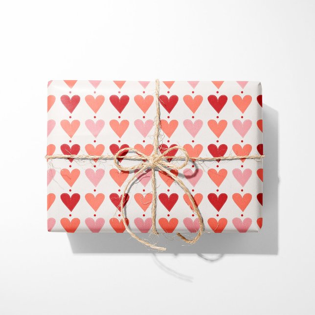 Valentine Hearts Presentpapper (Skapare uppladdad)