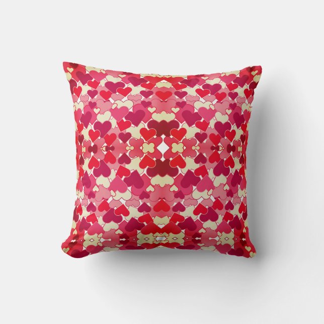 Valentine Hearts Spegel | Recoleta Dekorativ kudde (Framsida)