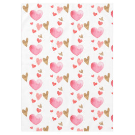 Valentine Hearts Tablecloth