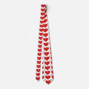 Valentine Hearts Tie Slips