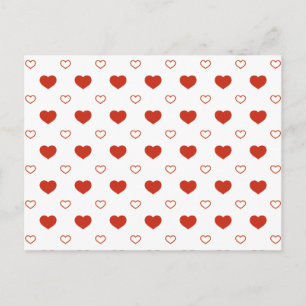 Valentine Hearts vycard Helg Vykort
