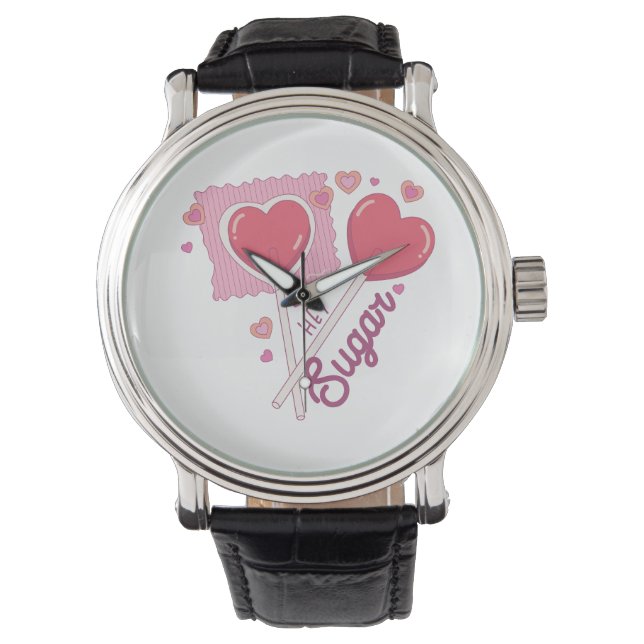 Valentine Hej Socker Armbandsur (Framsida)