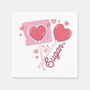 Valentine Hej Sugar Pappersservett