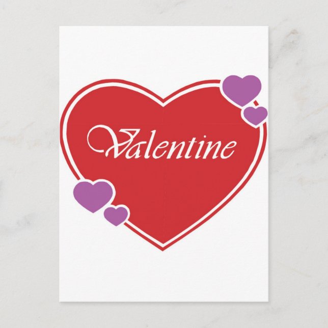 VALENTINE HELG VYKORT (Framsida)