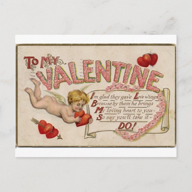 Valentine Helg Vykort (Framsida)