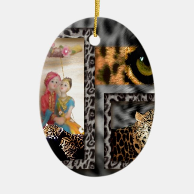 Valentine Hero Julgransprydnad Keramik (Framsidan)