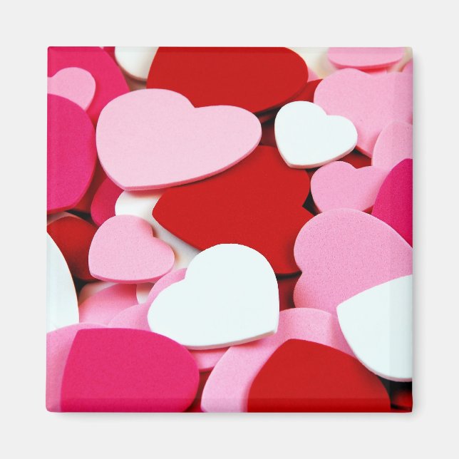 Valentine hjärtemagnet magnet (Framsidan)
