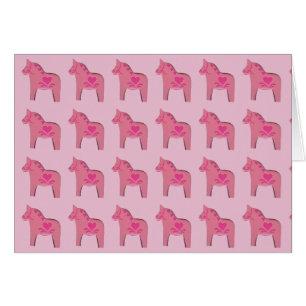 Valentine Horse Hälsningskort