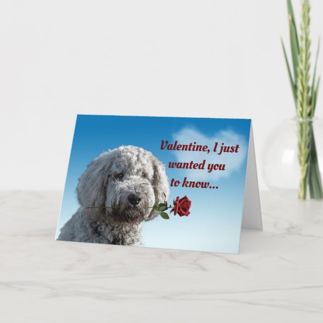 Valentine Hund with Ro Helgkort (Framsida)