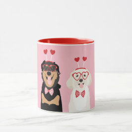 Valentine Hundar Rottweiler Maltipoo Puppy Mugg