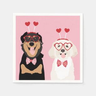 Valentine Hundar Rottweiler Maltipoo Puppy Pappersservett
