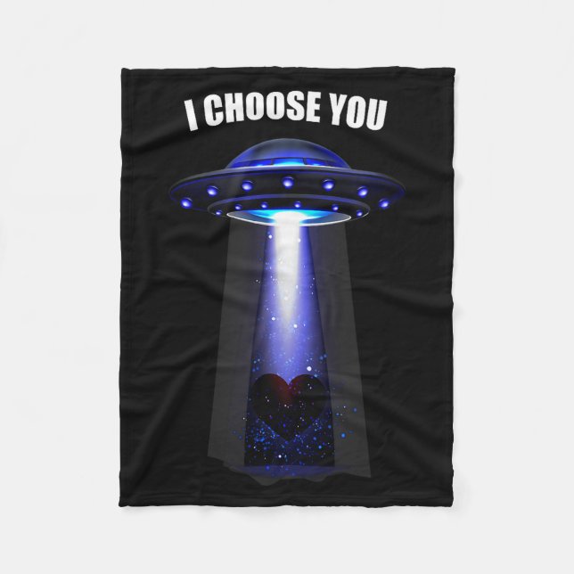 Valentine I Choose You  Fleecefilt (Framsidan)