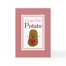 Valentine I Kärlek You Potato, Rosa Rand