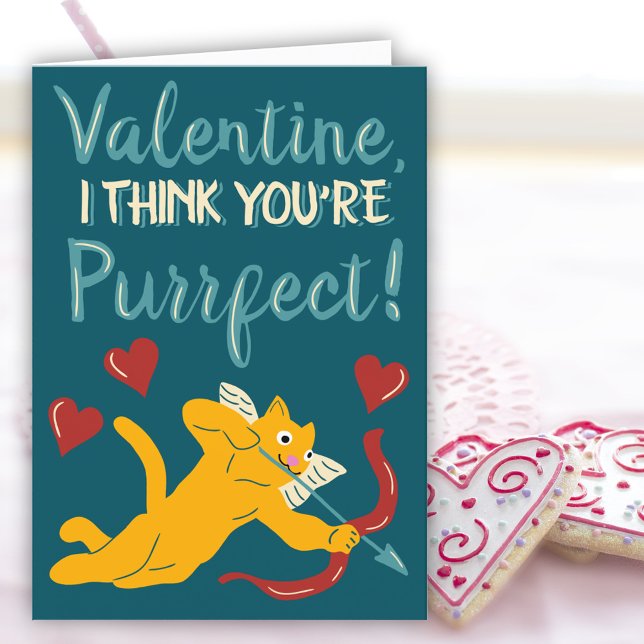 Valentine I Tänka. Du är exakta Cat Lovers Kort (Skapare uppladdad)