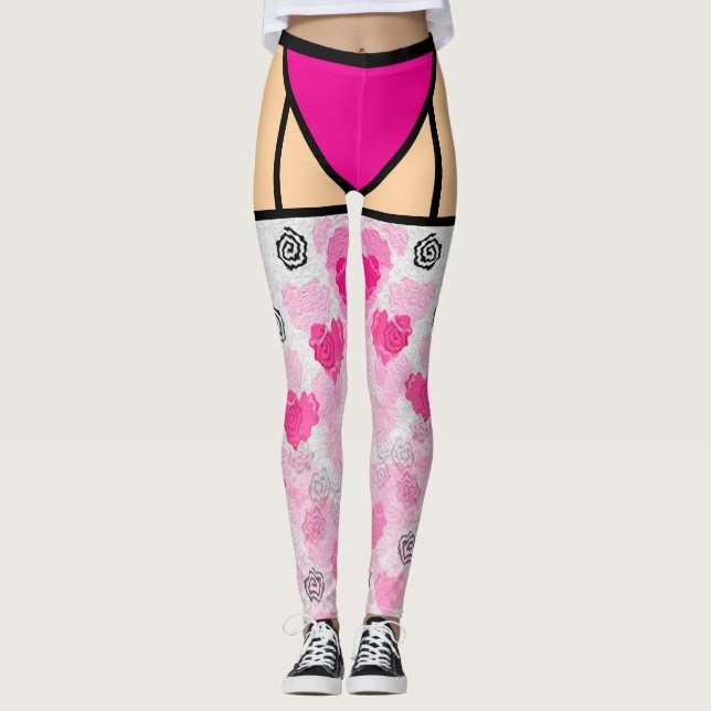 Valentine Illusion Leggings (Framsida)