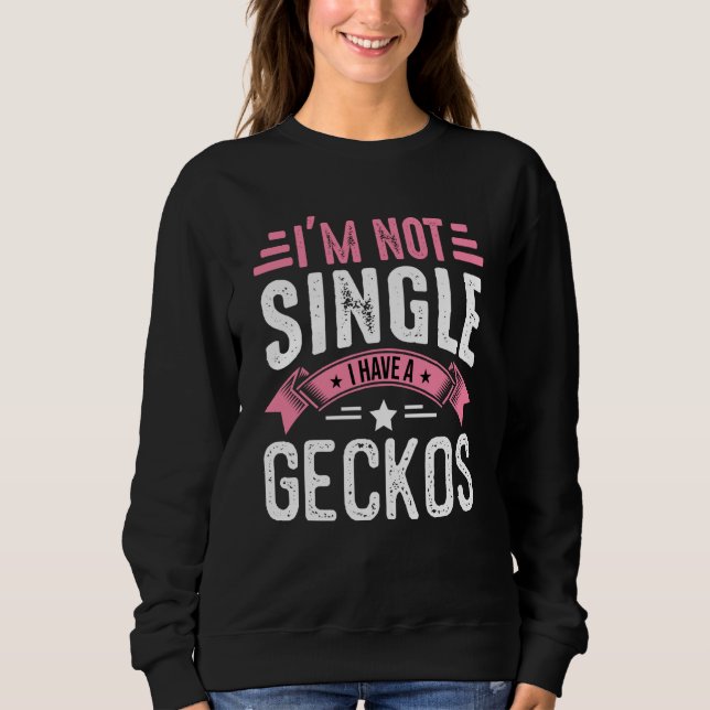 Valentine I'm Not Single I Have A Geckos Boy Toddl T Shirt (Framsida)