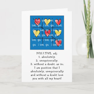 Valentine jag älskar dig kort
