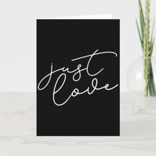 Valentine Just Love Inspirerande Design Kort