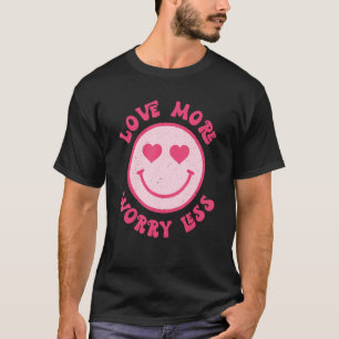 Valentine Kärlek är mer oroligt mindre Rosa Smile T Shirt
