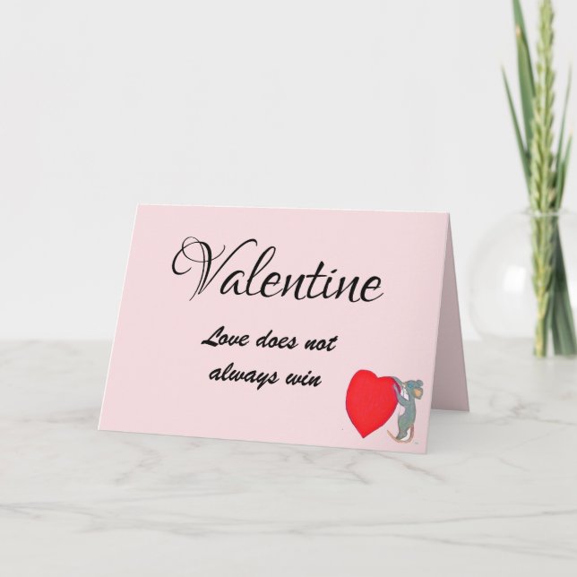 VALENTINE KÄRLEK DOESN VINAR INTE KORT (Framsida)