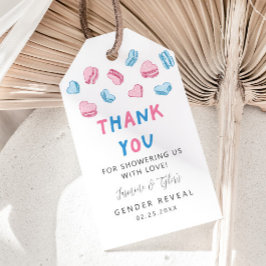 Valentine Kärlek Gender Reveal Presentetikett