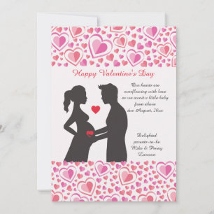 Valentine Kärlek Gravid Meddelande