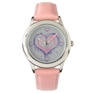 valentine kärlek hjärtan kärlek roligt armbandsur
