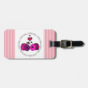 Valentine Kärlek Kryp Bagagebricka