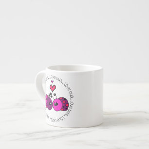 Valentine Kärlek Kryp Espressomugg