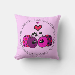 Valentine Kärlek Kryp Kudde