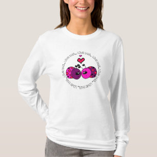 Valentine Kärlek Kryp Tee