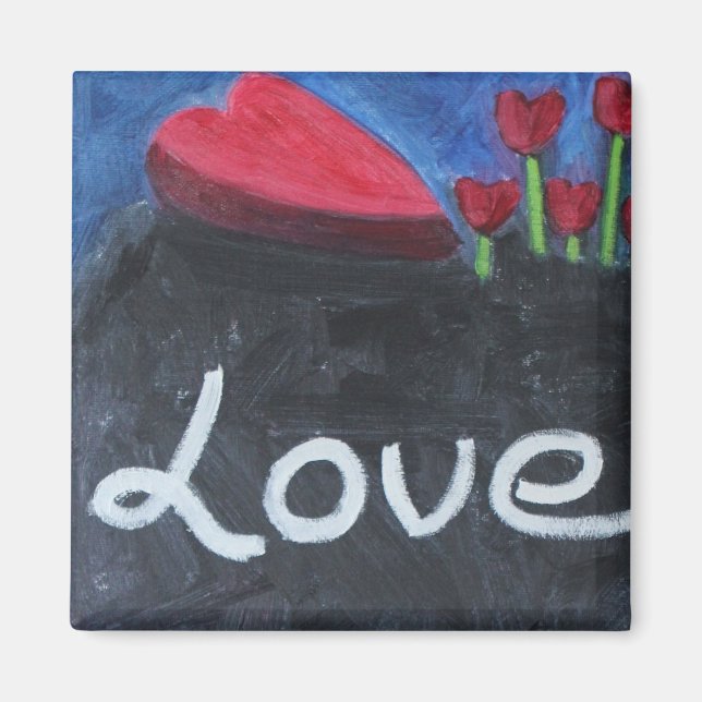 VALENTINE KÄRLEK MAGNET (Framsidan)