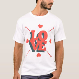 Valentine kärlek t shirt