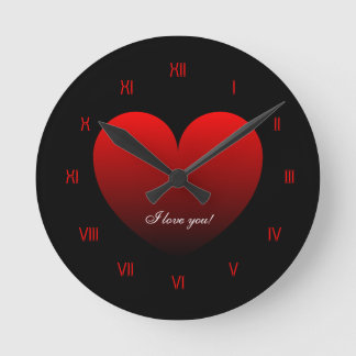 Valentine Kärlek Watch Rund Klocka