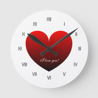 Valentine Kärlek Watch Rund Klocka