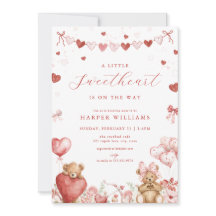 Valentine kärleksbjörn lilla sötnos baby shower