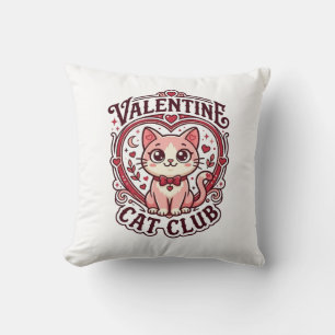 Valentine Katt Rolig Katt Älskare Design - Alla hj Kudde