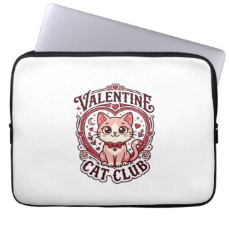 Valentine Katt Rolig Katt Älskare Design - Alla hj Laptop Fodral
