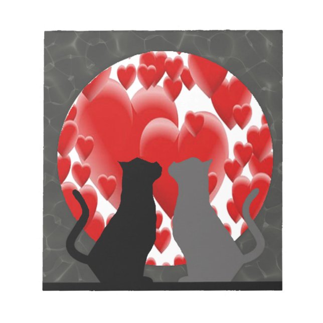 Valentine Kattunge Anteckningsblock (Framsida)