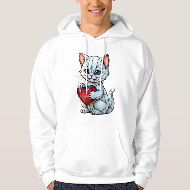 Valentine Kattunge Hoodie (Framsida)