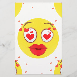 Valentine kiss Emoji Brevpapper